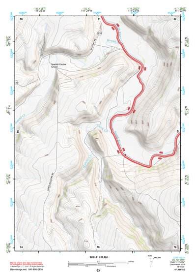 47111SE Page 63 Great Falls South Topo Preview 1