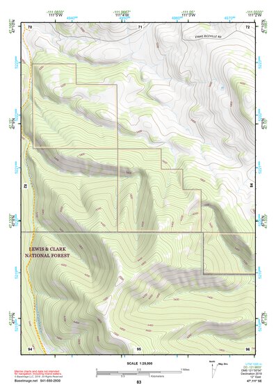 47111SE Page 83 Great Falls South Topo Preview 1