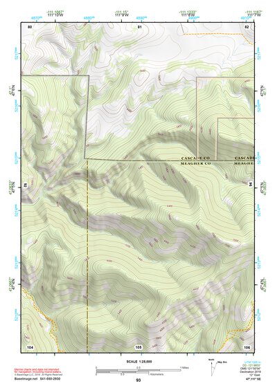 47111SE Page 93 Great Falls South Topo Preview 1