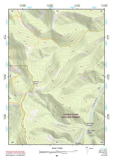 47111SE Page 95 Great Falls South Topo Preview 1