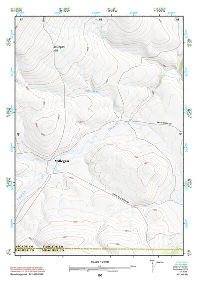 47111SE Page 100 Great Falls South Topo Preview 1