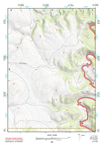47111SE Page 101 Great Falls South Topo Preview 1