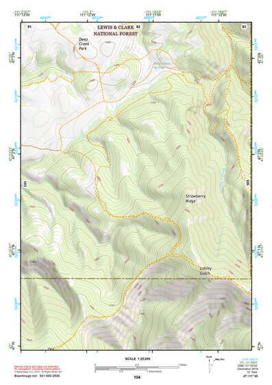 47111SE Page 104 Great Falls South Topo Preview 1