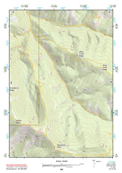 47111SE Page 105 Great Falls South Topo Preview 1