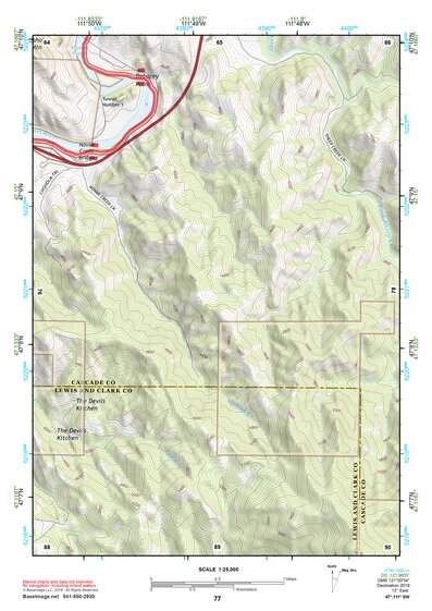 47111SW Page 77 Great Falls South Topo Preview 1