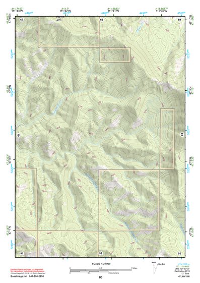 47111SW Page 80 Great Falls South Topo Preview 1