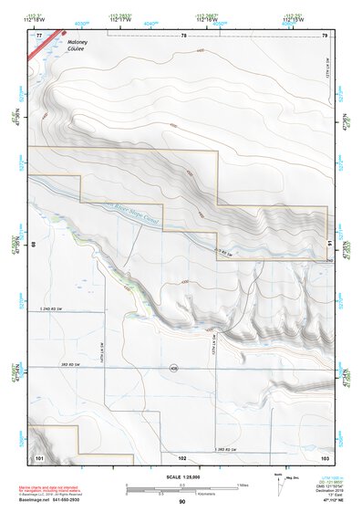 47112NE Page 90 Choteau Topo Preview 1