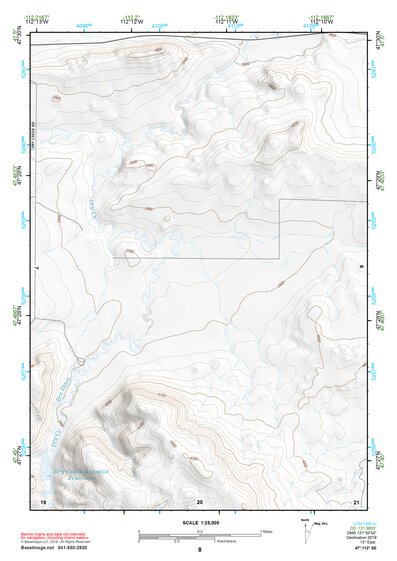 47112SE Page 8 Dearborn River Topo Preview 1
