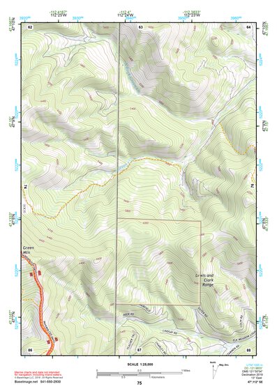 47112SE Page 75 Dearborn River Topo Preview 1