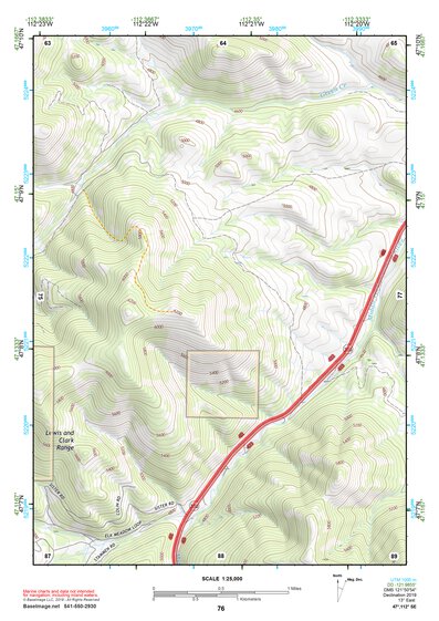 47112SE Page 76 Dearborn River Topo Preview 1