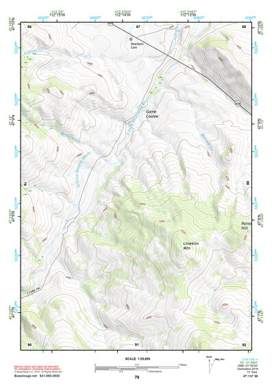 47112SE Page 79 Dearborn River Topo Preview 1