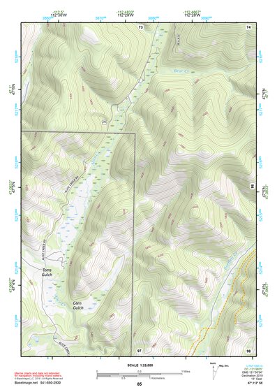 47112SE Page 85 Dearborn River Topo Preview 1