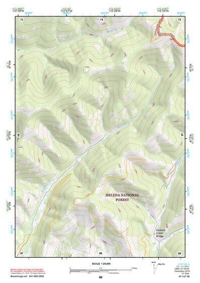 47112SE Page 86 Dearborn River Topo Preview 1
