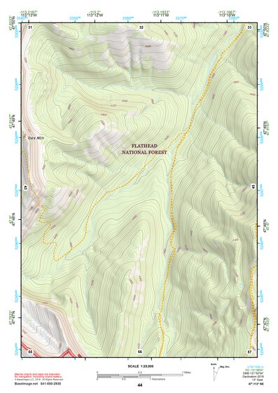 47113NE Page 44 Swan Peak Topo Preview 1