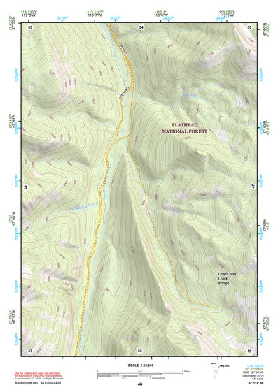 47113NE Page 46 Swan Peak Topo Preview 1