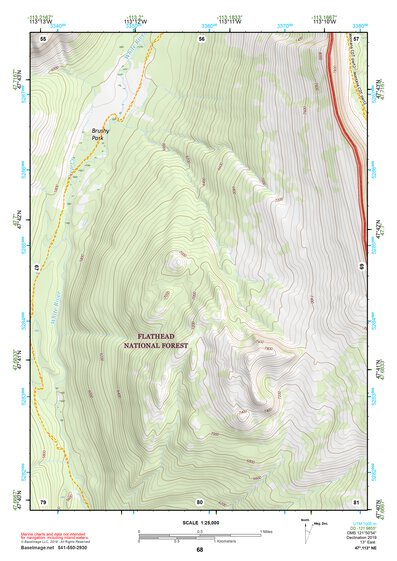 47113NE Page 68 Swan Peak Topo Preview 1