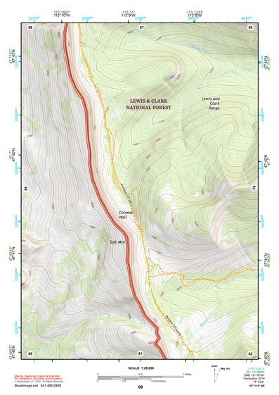 47113NE Page 69 Swan Peak Topo Preview 1
