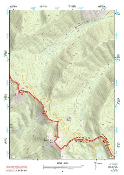 47113NW Page 6 Swan Peak Topo Preview 1