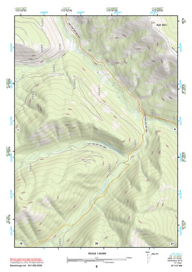 47113NW Page 8 Swan Peak Topo Preview 1