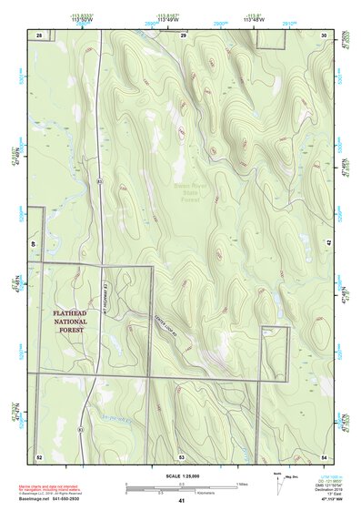 47113NW Page 41 Swan Peak Topo Preview 1