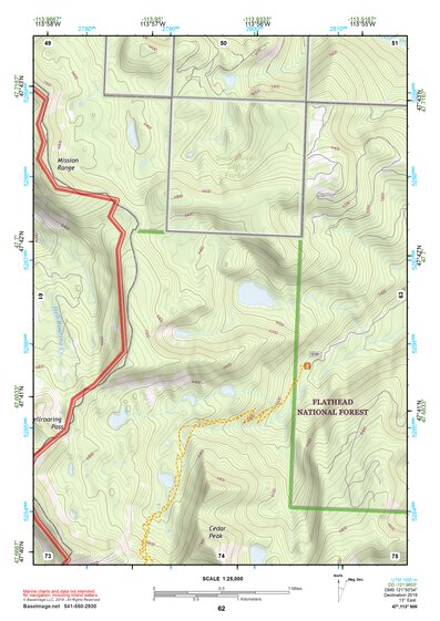 47113NW Page 62 Swan Peak Topo Preview 1