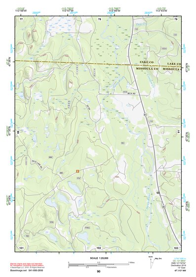 47113NW Page 90 Swan Peak Topo Preview 1