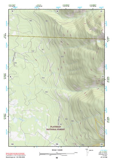 47113NW Page 92 Swan Peak Topo Preview 1
