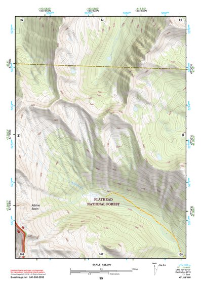 47113NW Page 95 Swan Peak Topo Preview 1