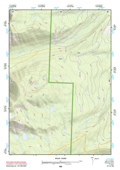 47113NW Page 100 Swan Peak Topo Preview 1