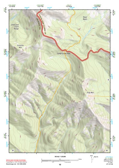 47113SE Page 10 Seeley Lake Topo Preview 1