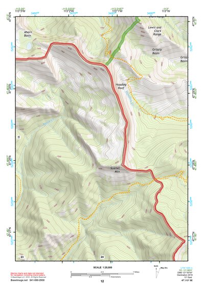 47113SE Page 12 Seeley Lake Topo Preview 1