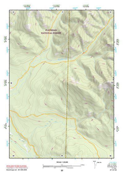 47113SE Page 23 Seeley Lake Topo Preview 1