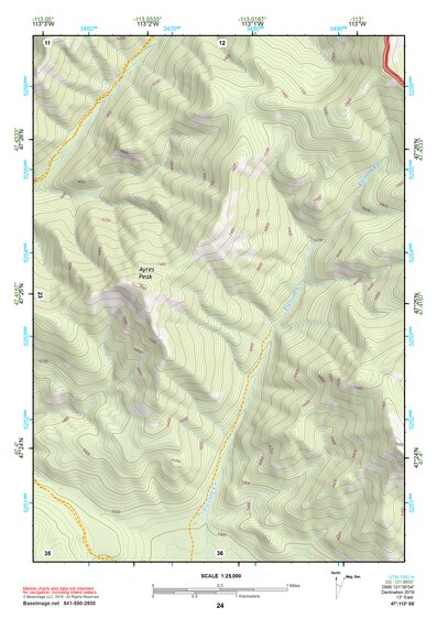 47113SE Page 24 Seeley Lake Topo Preview 1