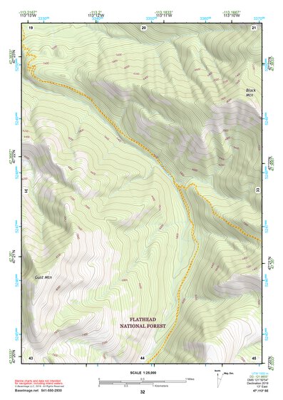 47113SE Page 32 Seeley Lake Topo Preview 1
