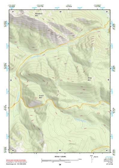 47113SE Page 34 Seeley Lake Topo Preview 1