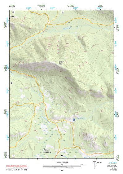 47113SE Page 36 Seeley Lake Topo Preview 1