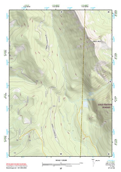 47113SE Page 37 Seeley Lake Topo Preview 1