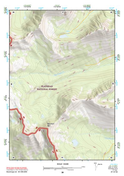 47113SE Page 39 Seeley Lake Topo Preview 1