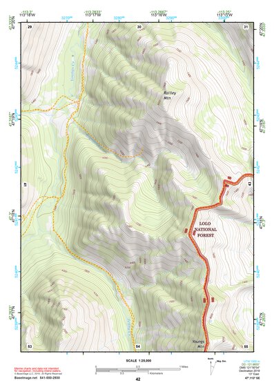47113SE Page 42 Seeley Lake Topo Preview 1
