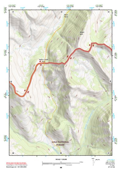 47113SE Page 44 Seeley Lake Topo Preview 1