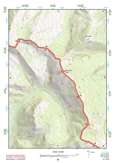 47113SE Page 45 Seeley Lake Topo Preview 1