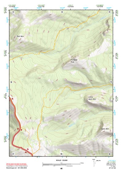 47113SE Page 46 Seeley Lake Topo Preview 1