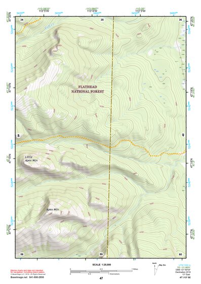 47113SE Page 47 Seeley Lake Topo Preview 1