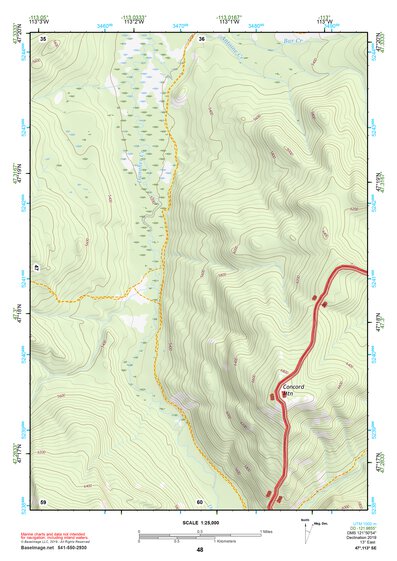 47113SE Page 48 Seeley Lake Topo Preview 1