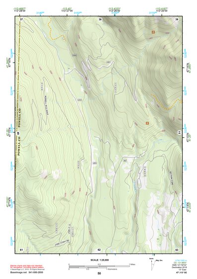 47113SE Page 50 Seeley Lake Topo Preview 1