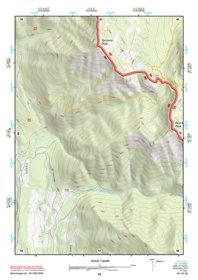 47113SE Page 51 Seeley Lake Topo Preview 1
