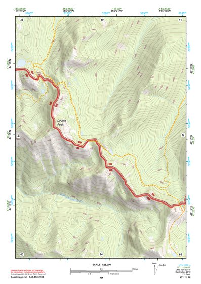 47113SE Page 52 Seeley Lake Topo Preview 1