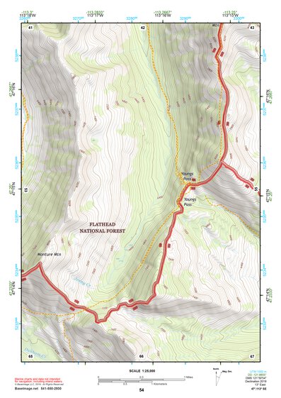 47113SE Page 54 Seeley Lake Topo Preview 1