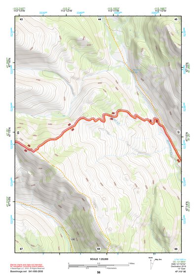 47113SE Page 56 Seeley Lake Topo Preview 1