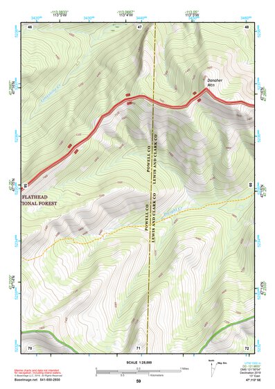 47113SE Page 59 Seeley Lake Topo Preview 1